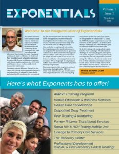 EXPONENTIALS Newsletter Vol. 1 Issue 1 cover