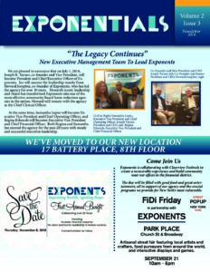 EXPONENTIALS Newsletter Vol. 2 Issue 3 cover