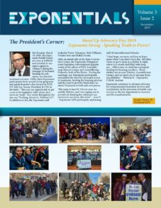 EXPONENTIALS Newsletter Vol. 3 Issue 2 cover
